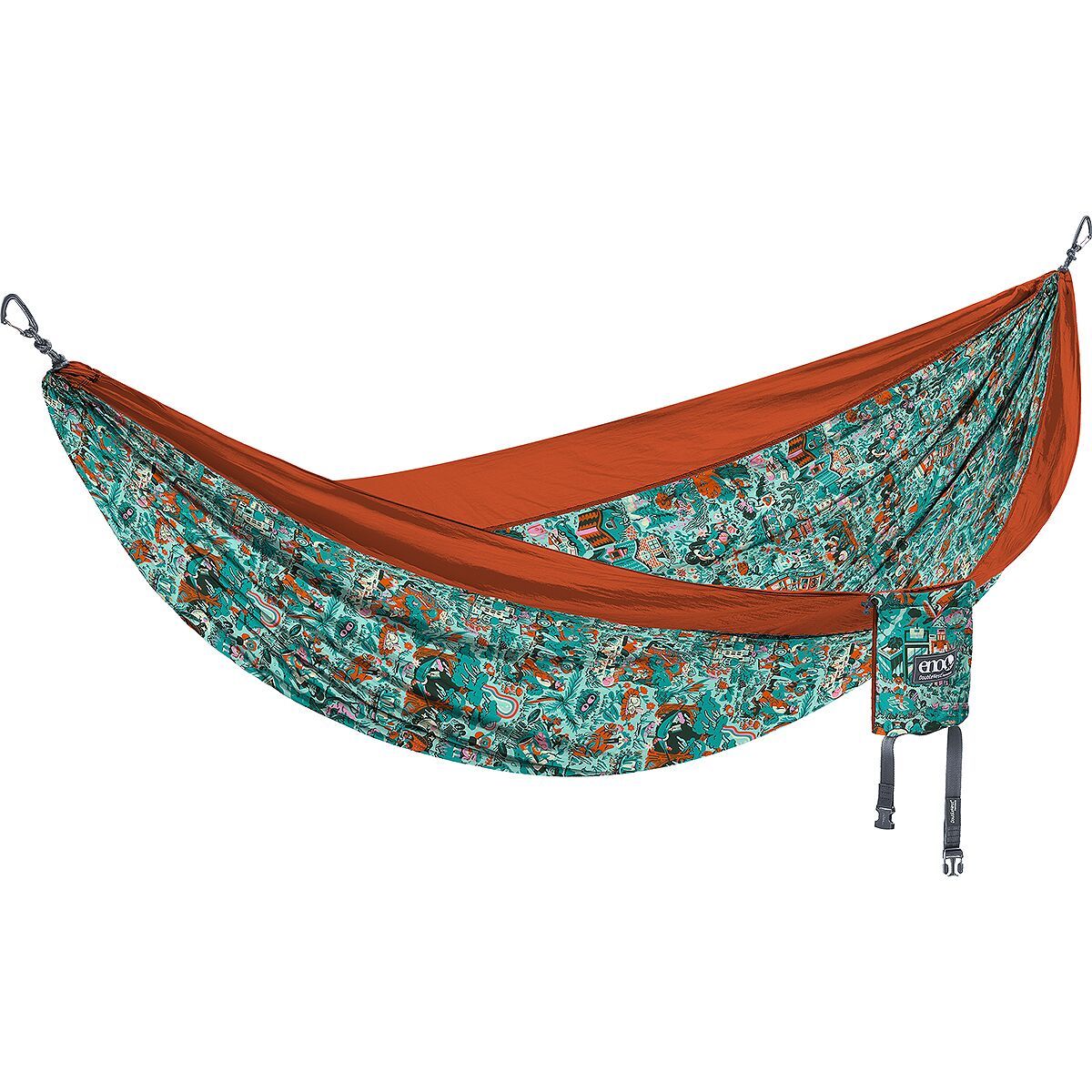 Eagles Nest Outfitters Eagles Nest Outfitters DoubleNest Giving Back Print Hammock In Good Company/Poppy, One Size