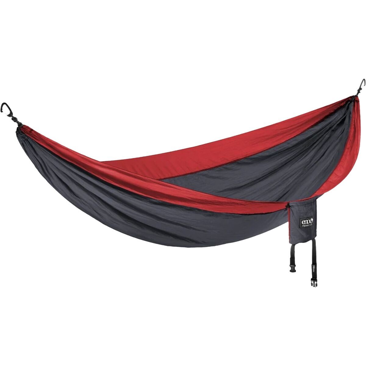 Image of Eagles Nest Outfitters SingleNest Hammock Charcoal/Red, One Size
