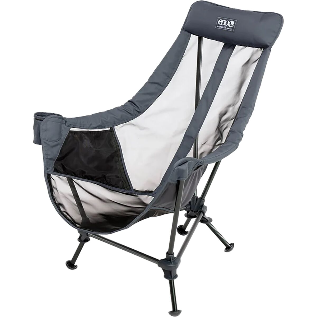 Image of Eagles Nest Outfitters Lounger DL Mesh Camp Chair Slate Grey, One Size