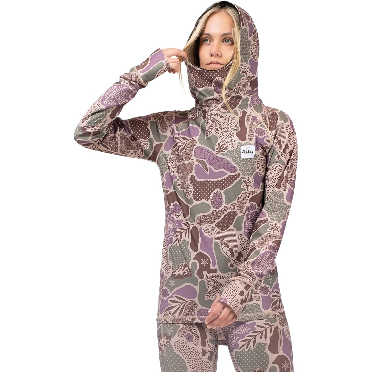 Eivy Eivy Icecold Hooded Top - Women's Forest Landscape, M