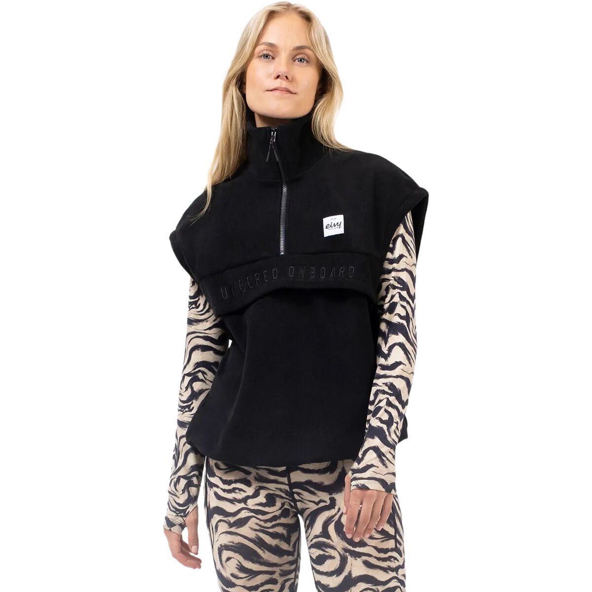 Image of Eivy Ball Fleece Vest - Women's Black, XS