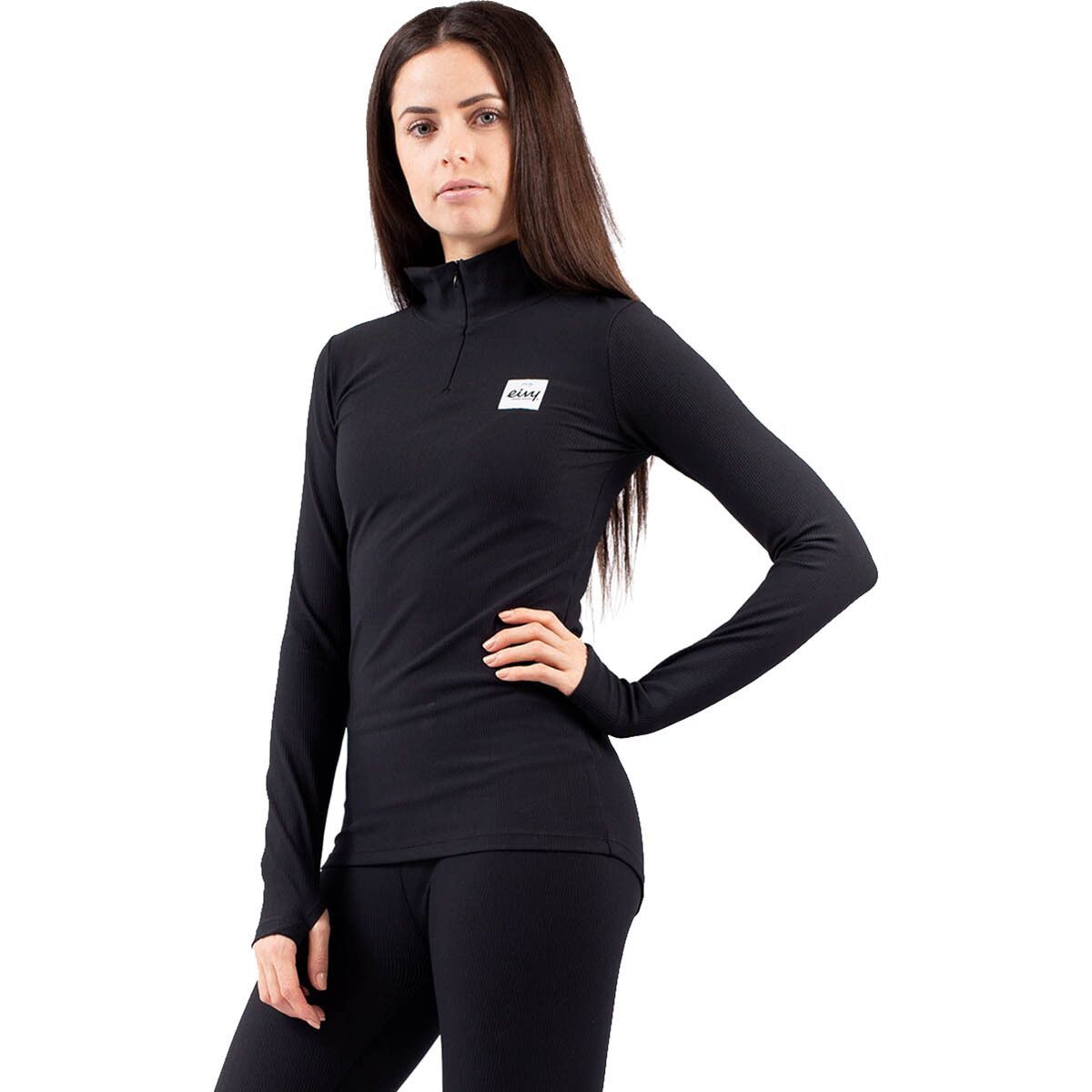 Image of Eivy Journey Rib Top - Women's Black, S