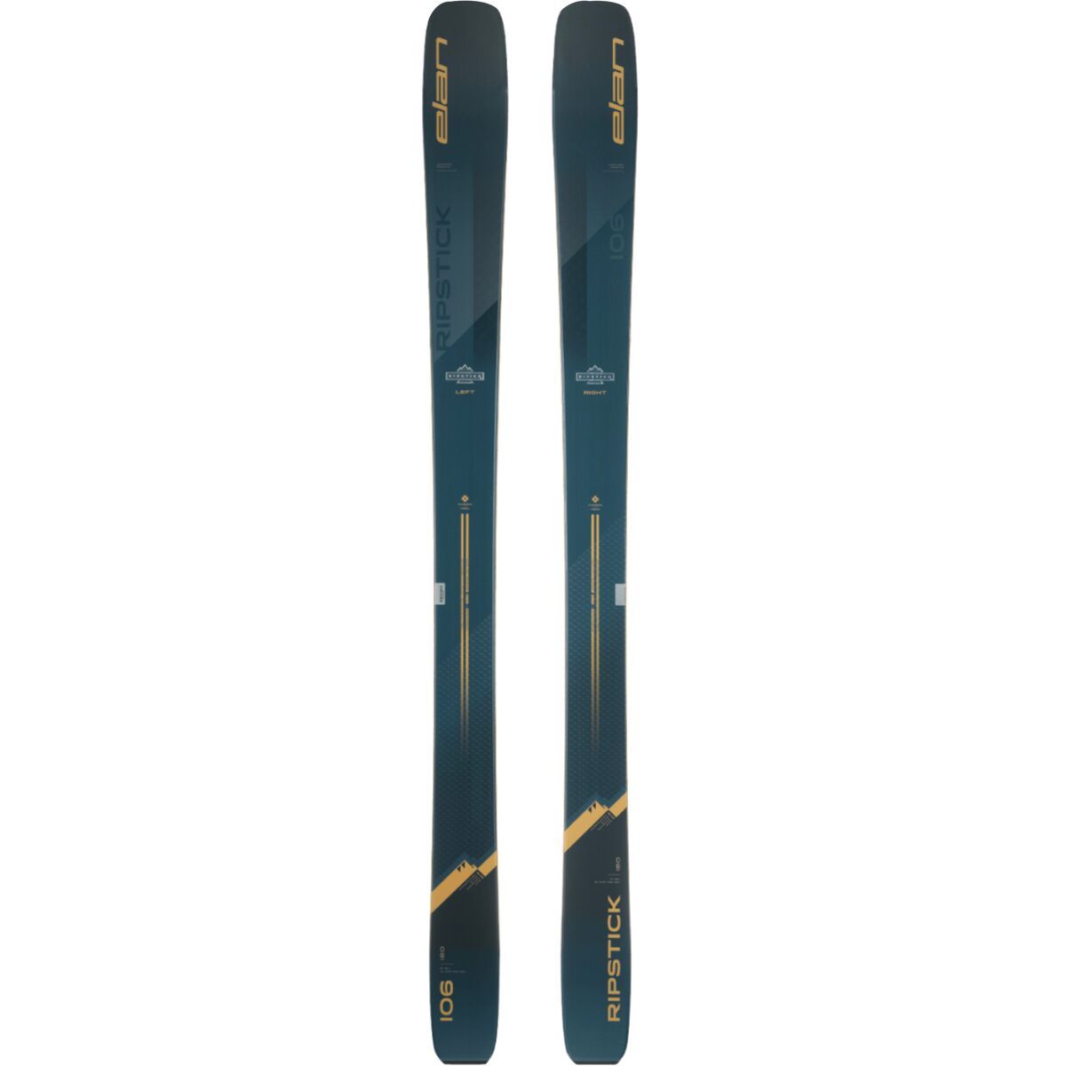 Elan Ripstick 106 Ski - 2023 Dark Blue/Yellow, 164cm