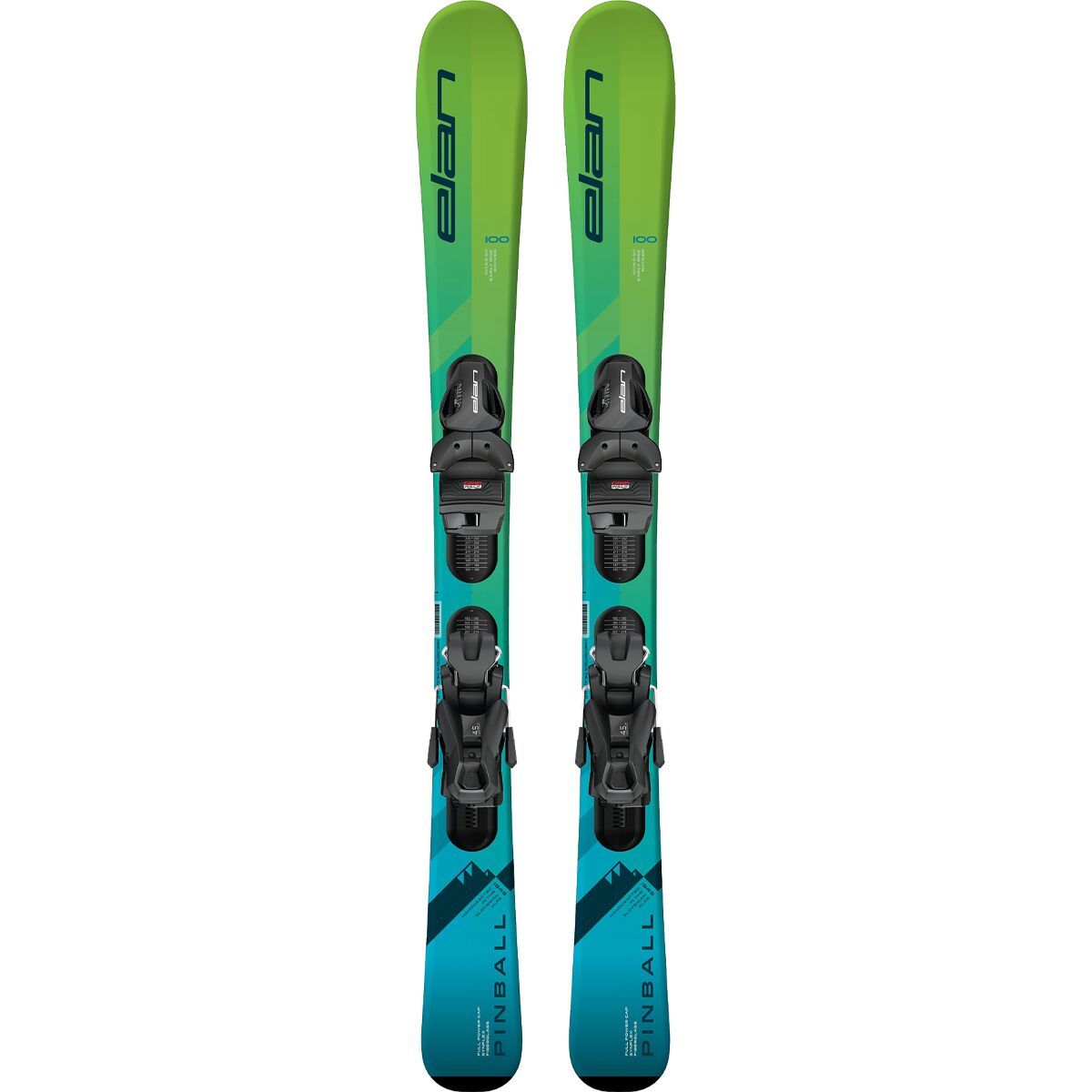Elan Pinball Team JRS EL 4.5 Ski - 2026 - Kids' Green, 110cm