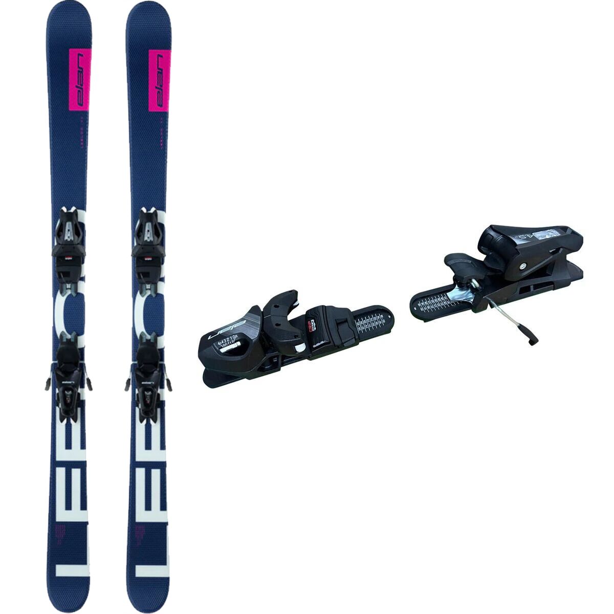 Elan Elan Leeloo Team QS Ski + EL 4.5 Bindings - 2022 One Color, 125cm