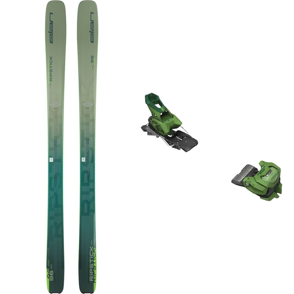 Image of Elan Ripstick 96 Ski + Attack 14 GW Binding - 2026 Grn,Grn, 175cm,95mm