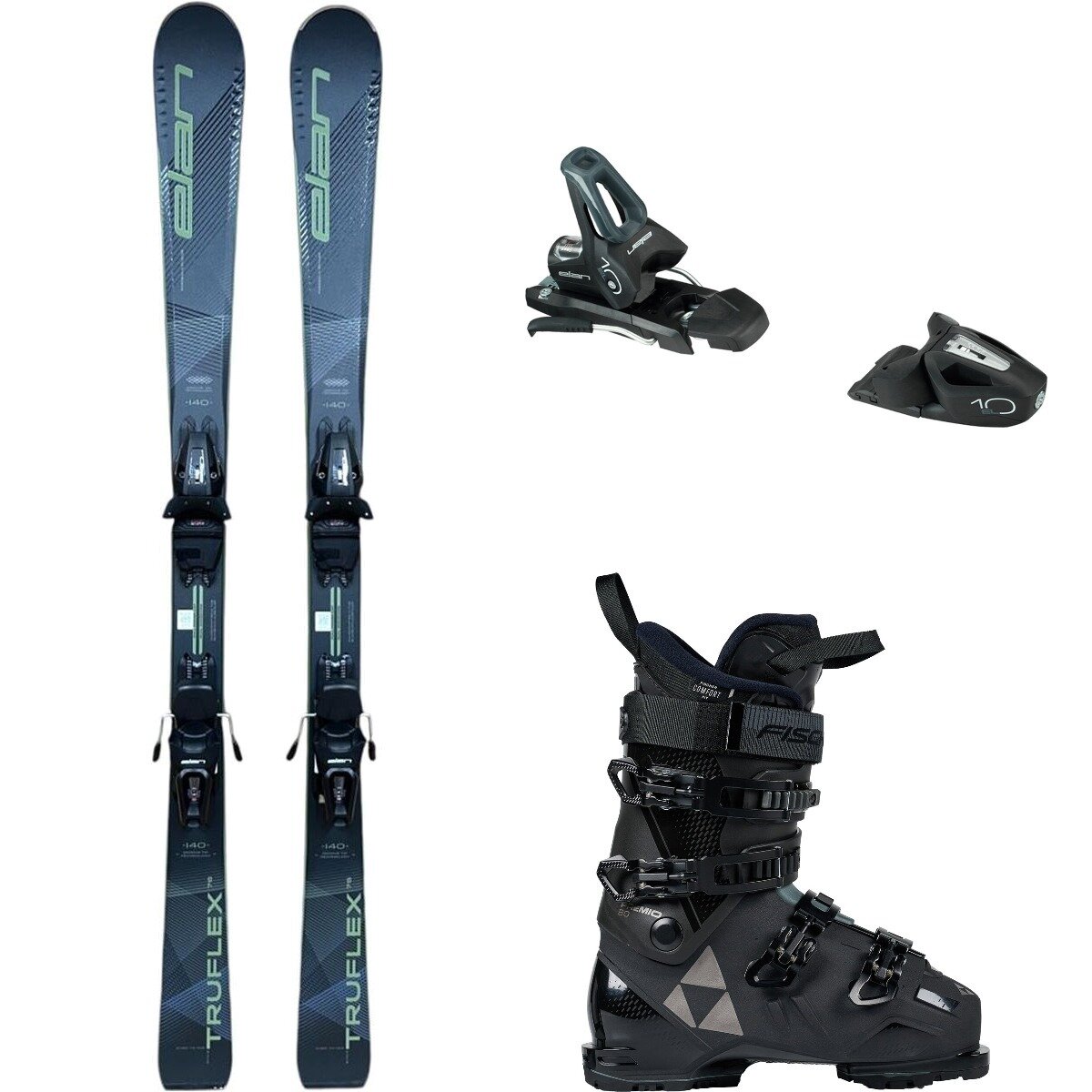 Elan Elan Truflex 76 Ls Ski + El 10 Shift Binding + Premio 80 Boot Grn/Blk/Blk, 152cm/28.5/85mm - $593.70 at Backcountry.com