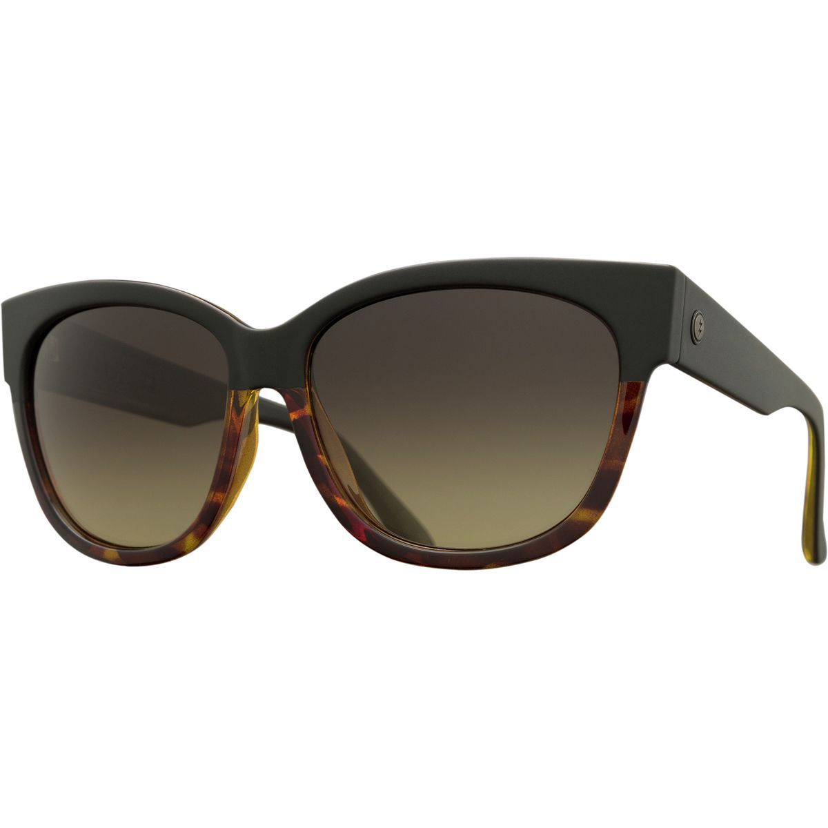 Electric Danger Cat Sunglasses - Women's Darkside Tort - Ohm Black Gradient, One Size