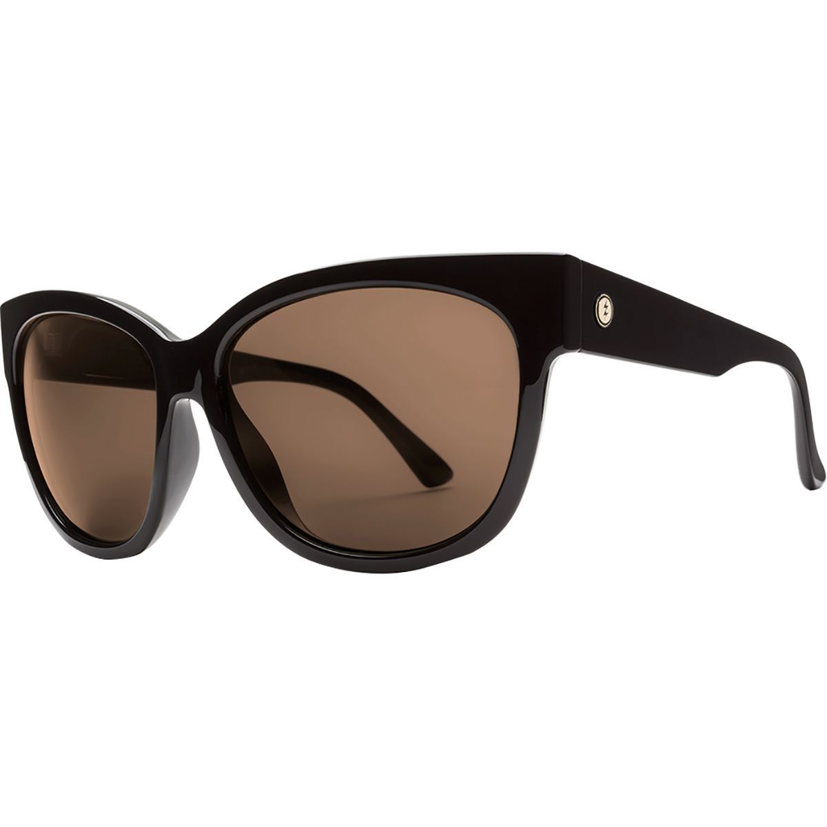 Electric Danger Cat Sunglasses - Women's Gloss Black/Ohm Bronze, One Size