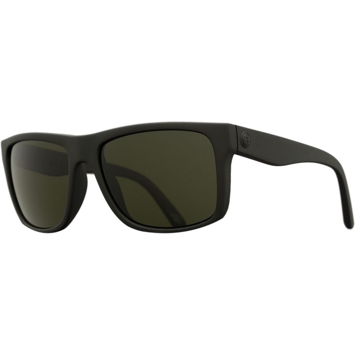 Preowned Electric Swingarm Polarized Sunglasses In Matte Black/ohm