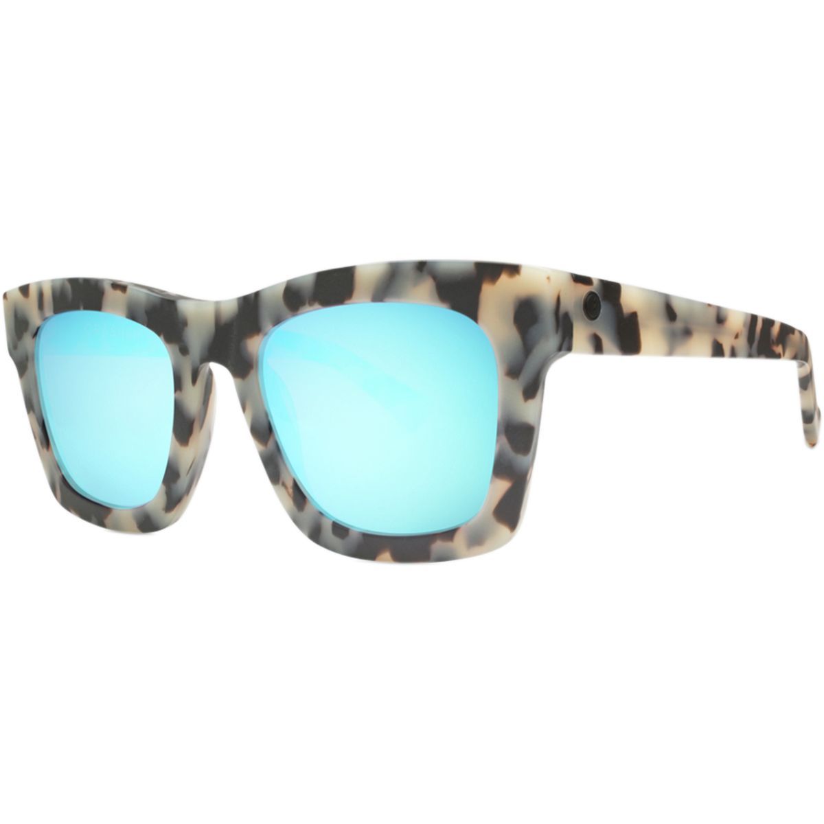 Electric Crasher 53 Sunglasses - Women's Nude Tort/Ohm Sky Blue Chrome, One Size