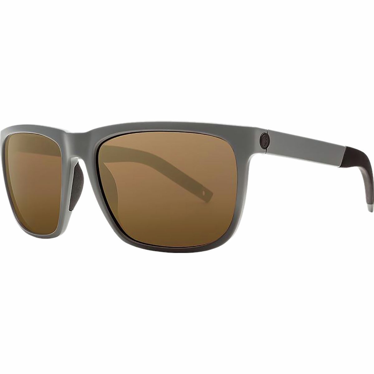 Electric Knoxville Polarized Sunglasses Matte Grey-Polar Plus Bronze, One Size