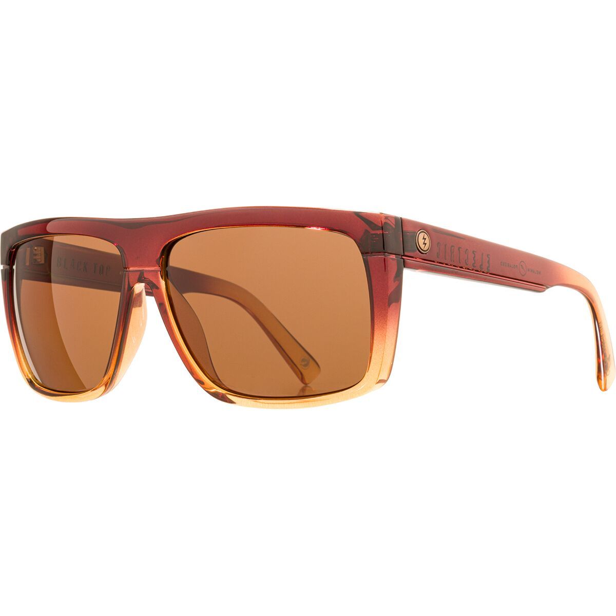 Electric Black Top Polarized Sunglasses Bodington, One Size