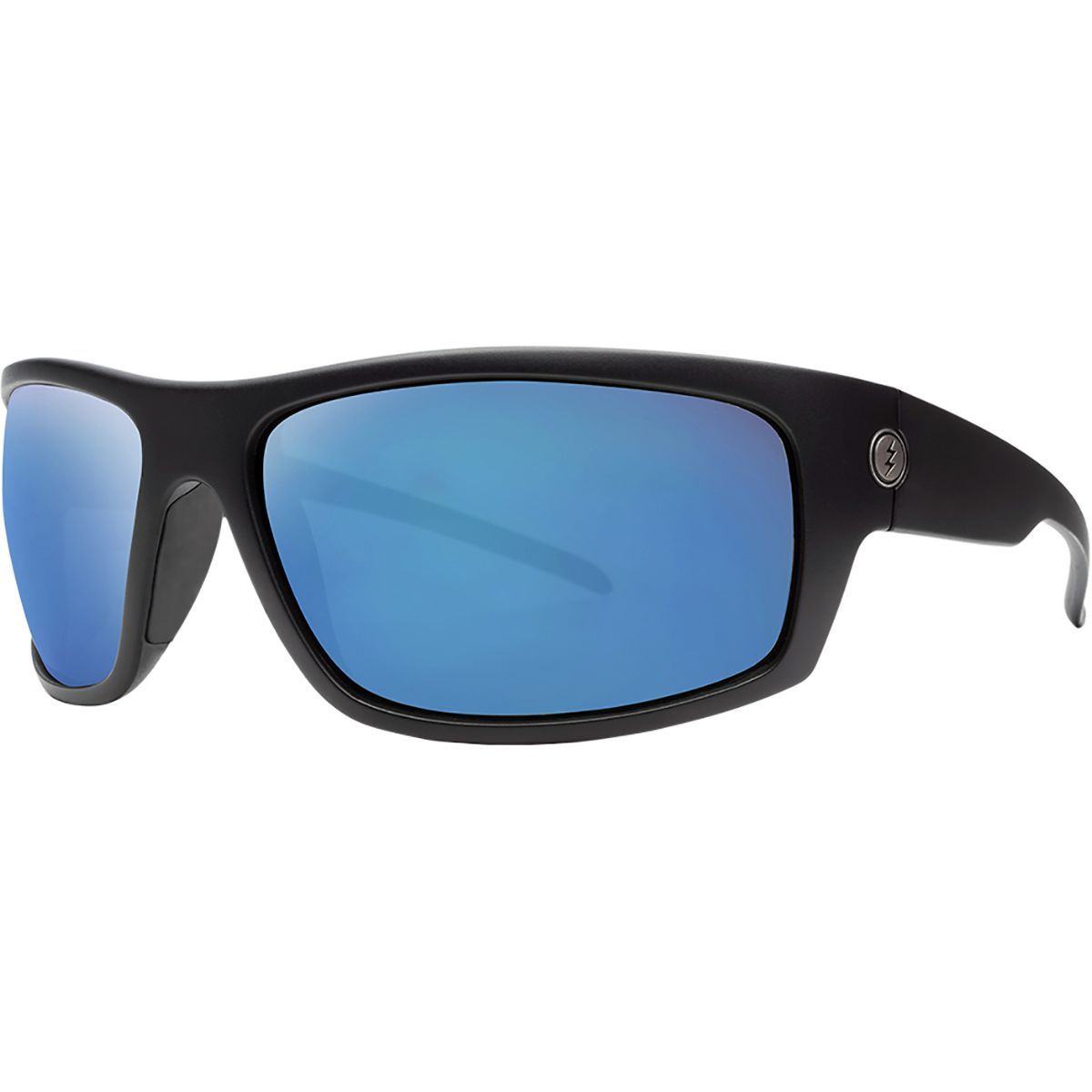 Electric Tech One XL Polarized Sunglasses Matte Black/Ohm Plus Polar Blue, One Size