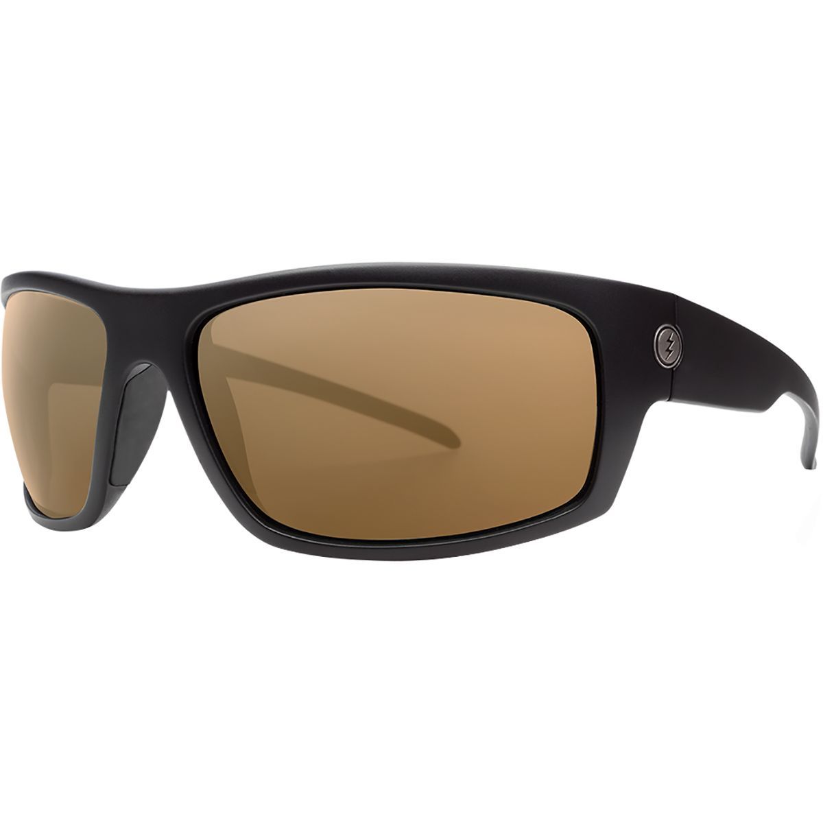 Electric Tech One XL Polarized Sunglasses Matte Black/Ohm Plus Polar Bronze, One Size