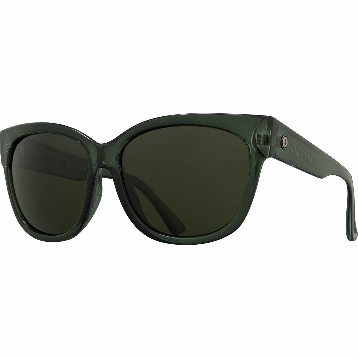Electric Danger Cat Polarized Sunglasses - Women's Gloss Mono Grey/Ohm Polar Grey, One Size