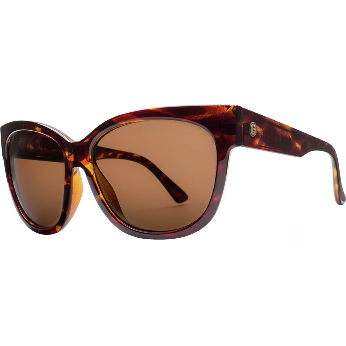Electric Danger Cat Polarized Sunglasses - Women's Gloss Tort/Ohm Polar Bronze, One Size