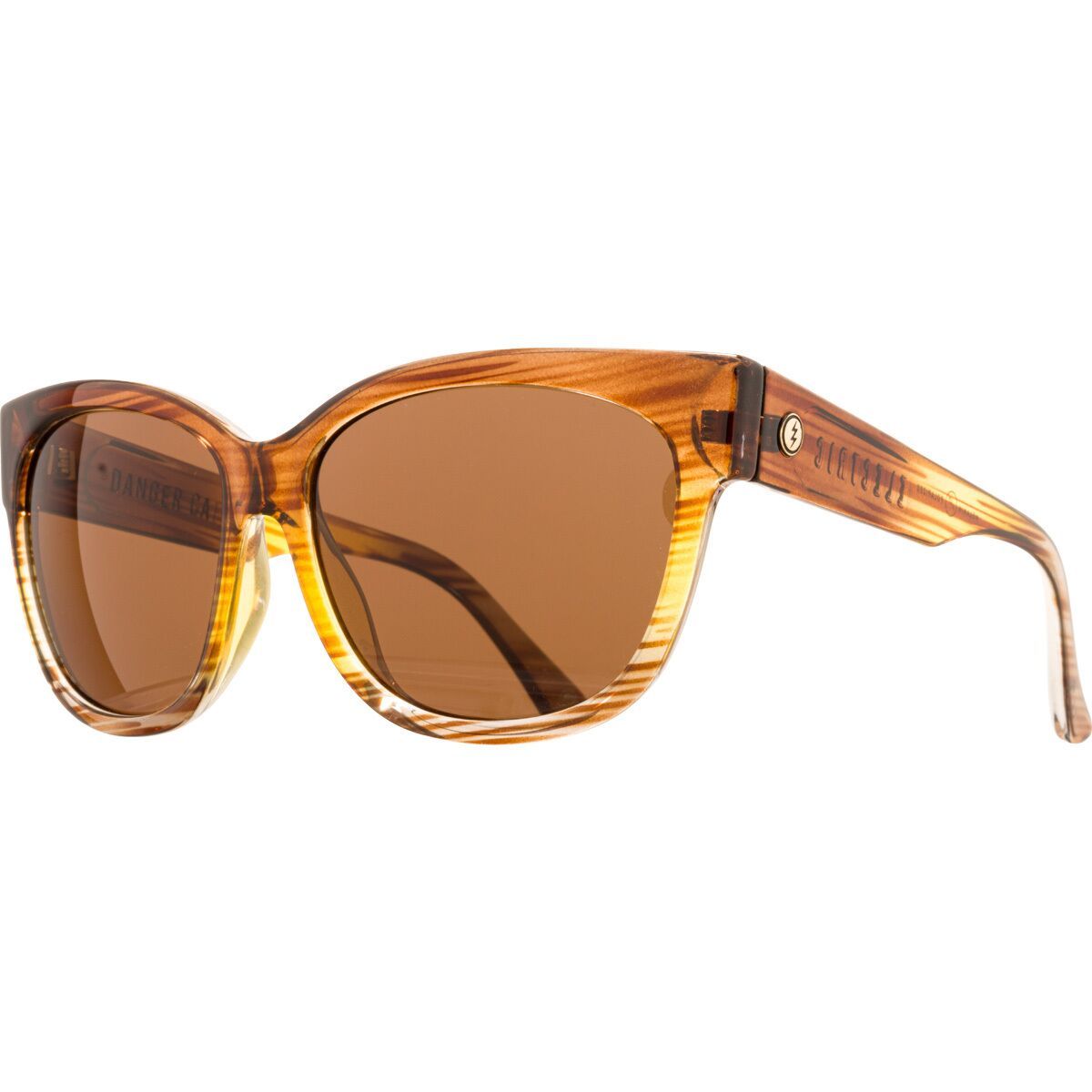 Electric Danger Cat Polarized Sunglasses - Women's Peach/Bronze Polar, One Size