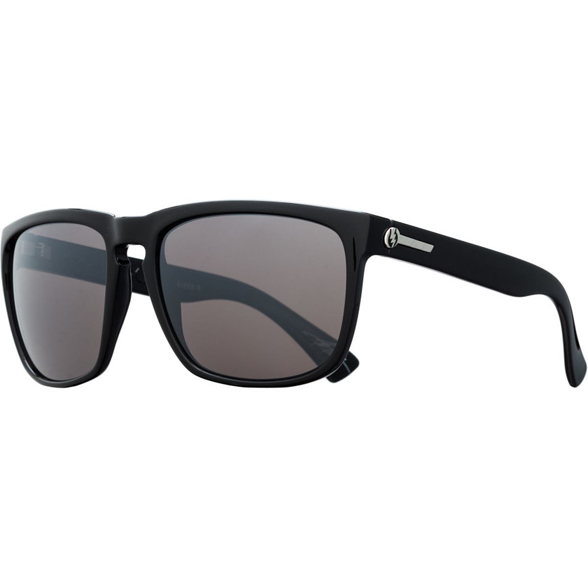 Electric Knoxville XL Polarized Sunglasses Gloss Black/VE Silver, One Size