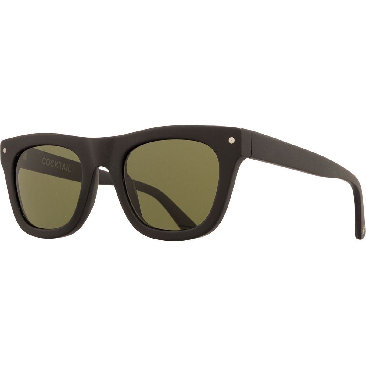 Electric Cocktail Polarized Sunglasses Matte Black/Grey Polar, One Size