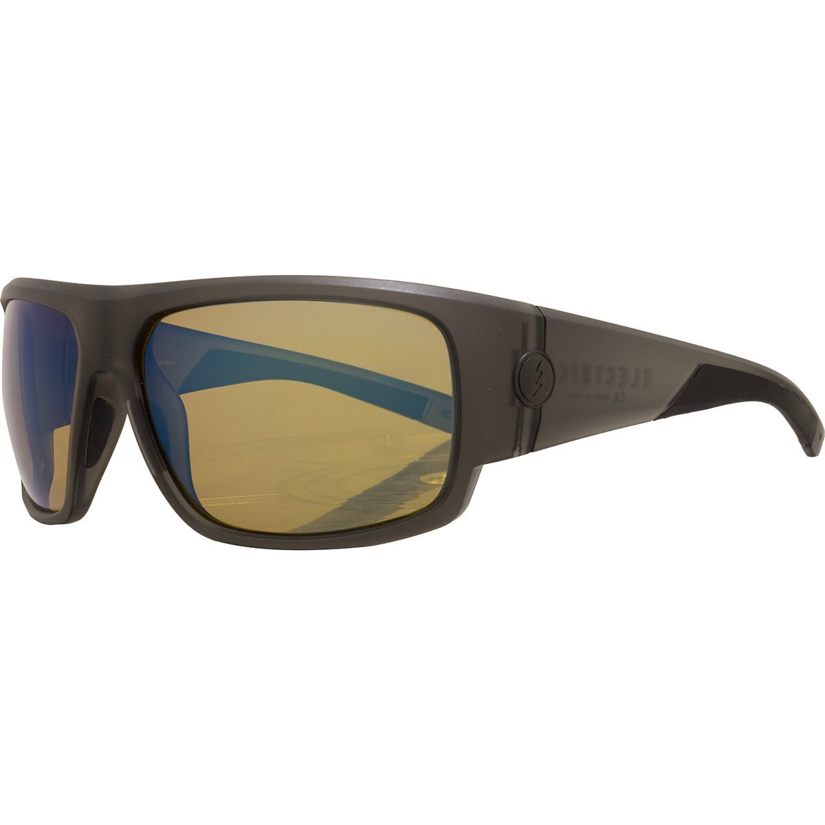 Electric Mahi Polarized Sunglasses Matte Smoke/Yellow Polar Pro, One Size