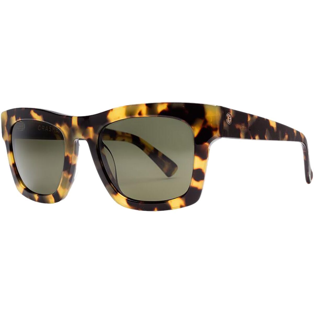 Electric Crasher 49 Polarized Sunglasses Gloss Spotted Tort/Grey Polar, One Size