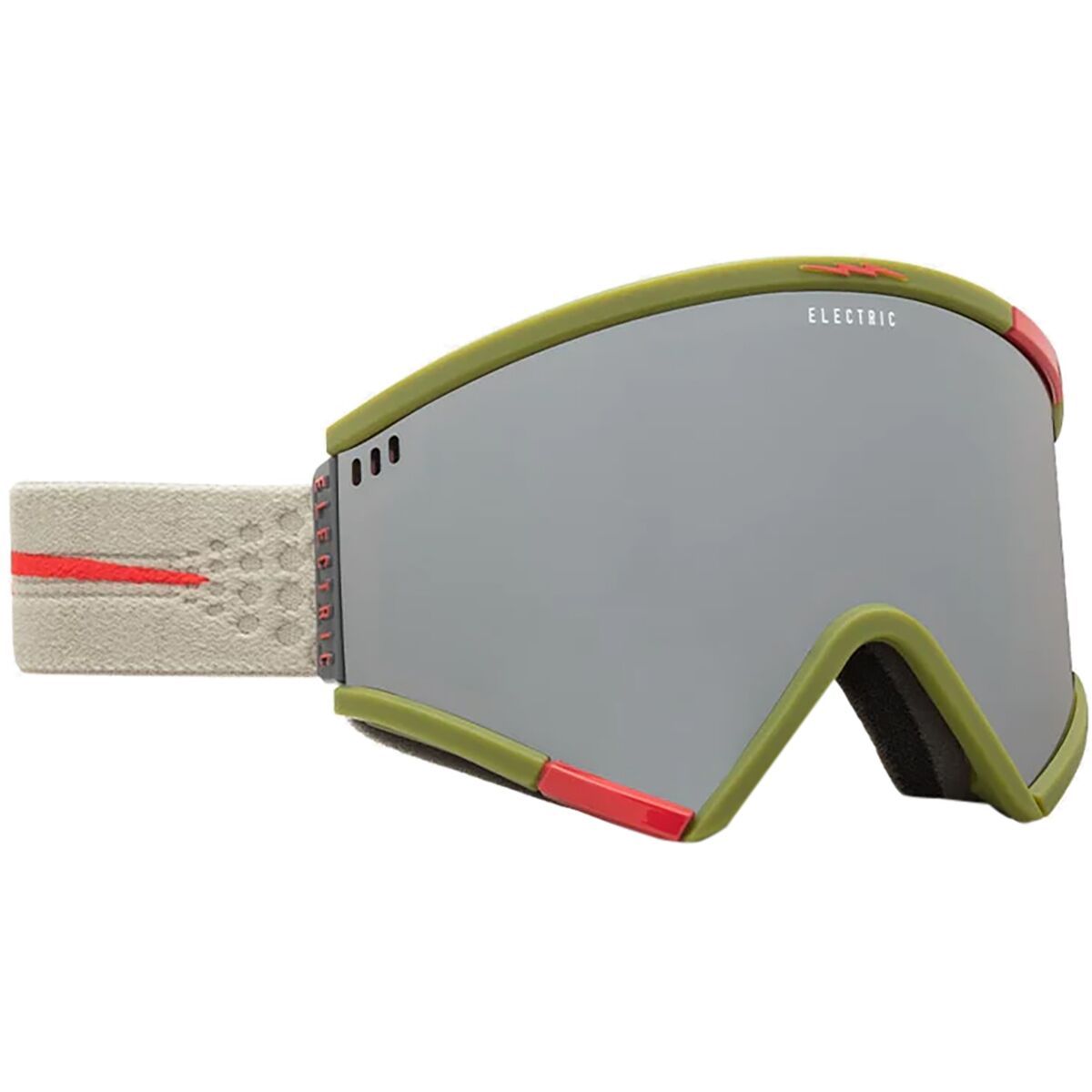 Electric Roteck Goggles Fume Silver/Matte Evergreen, One Size