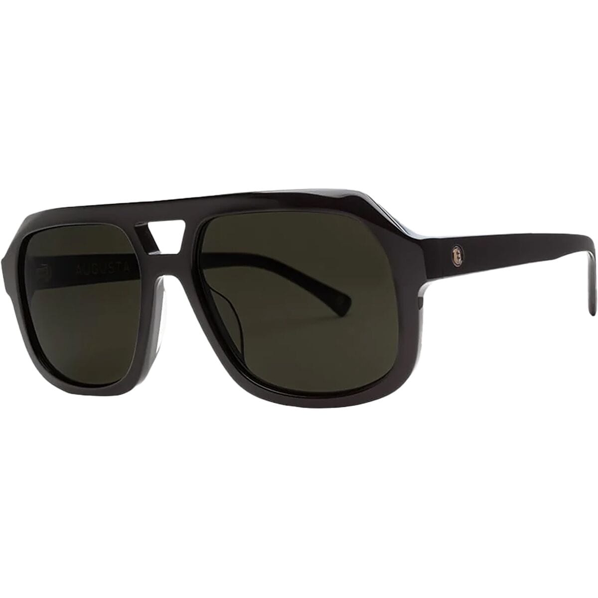 Pre-owned Electric Augusta Polarized Sunglasses In Gloss Black