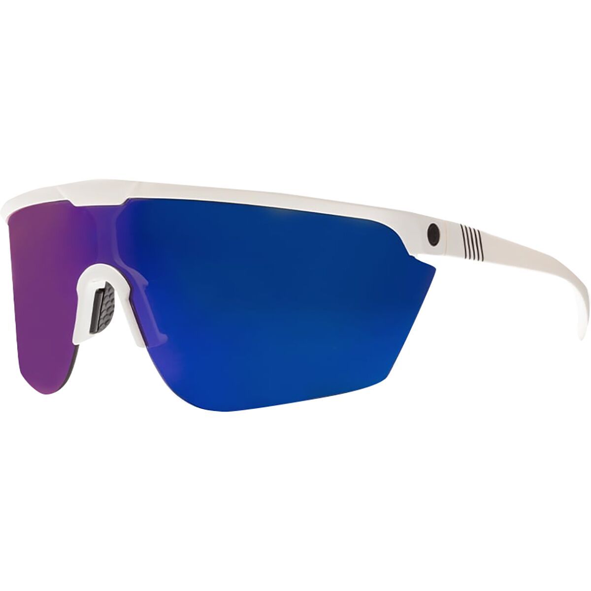 Electric Cove Sunglasses Gloss White/Grey Plasma Chrome, One Size