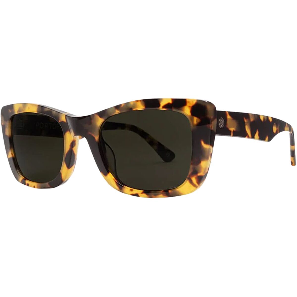 Electric Portofino Polarized Sunglasses Gloss Spotted Tort, One Size