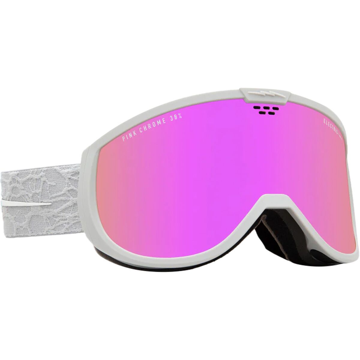 Electric Cam Goggles Matte White Nuron/Blue Chrome, One Size