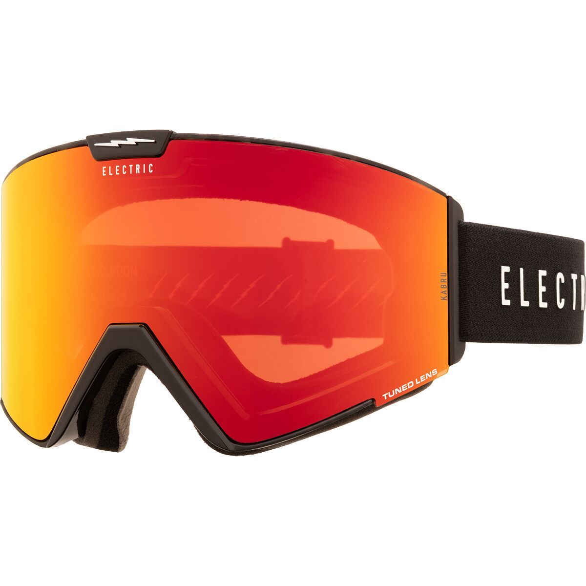 Electric Kabru Goggles Black Tort/Auburn Red +BL Atomic  Lens, One Size
