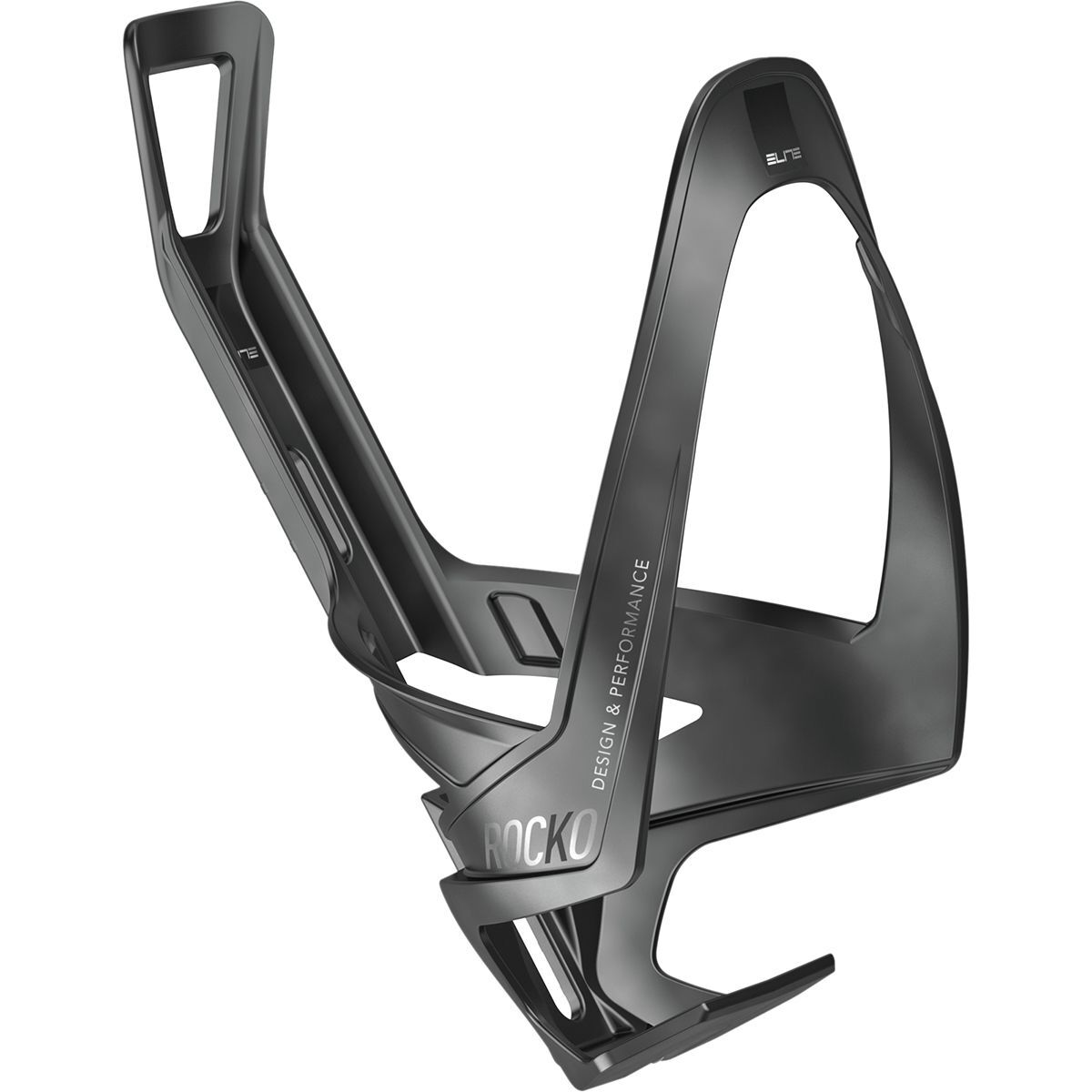 Image of Elite Rocko Carbon Bottle Cage Matte Black/Black, One Size
