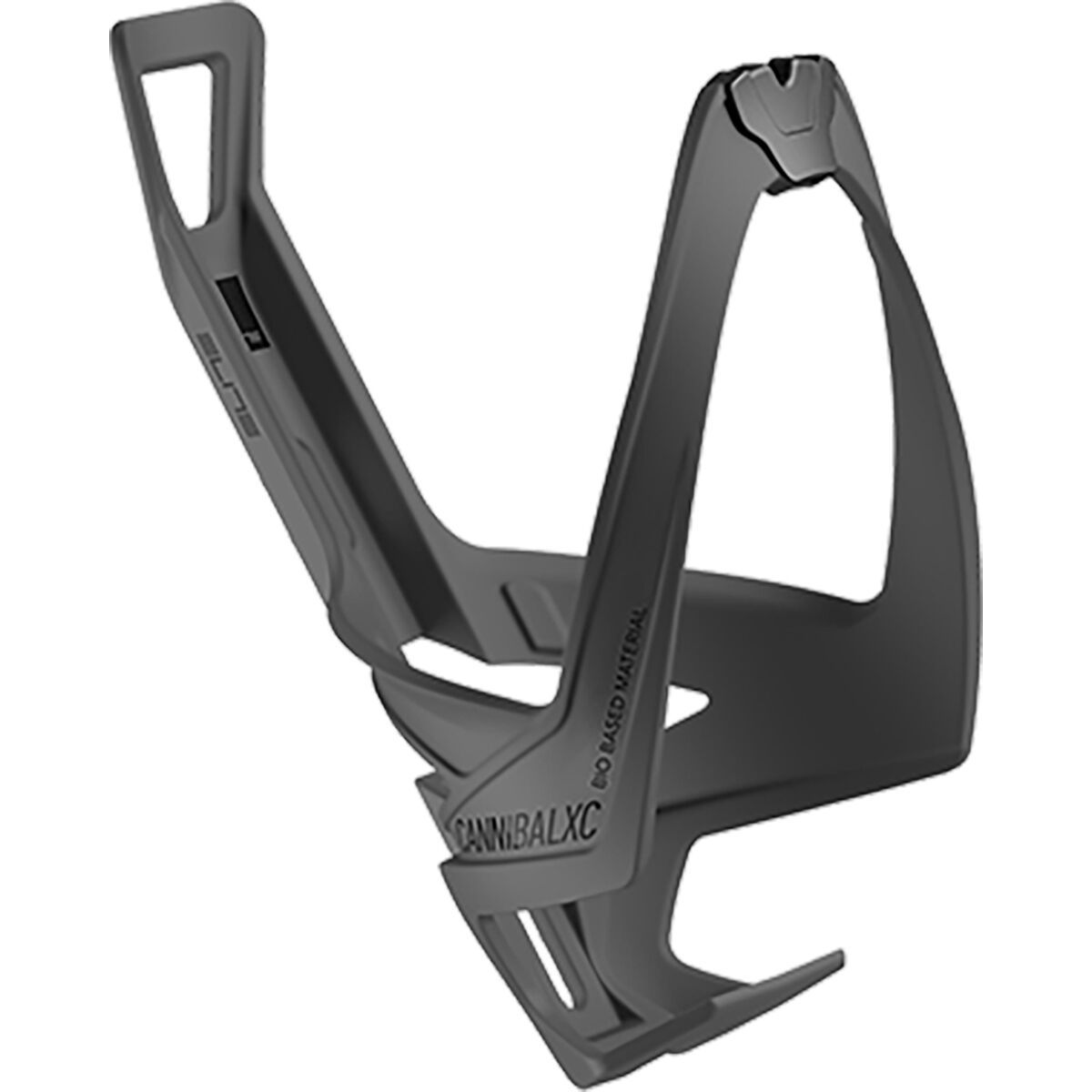 Image of Elite Cannibal XC Bottle Cage Bio Based Black Soft Touch, One Size