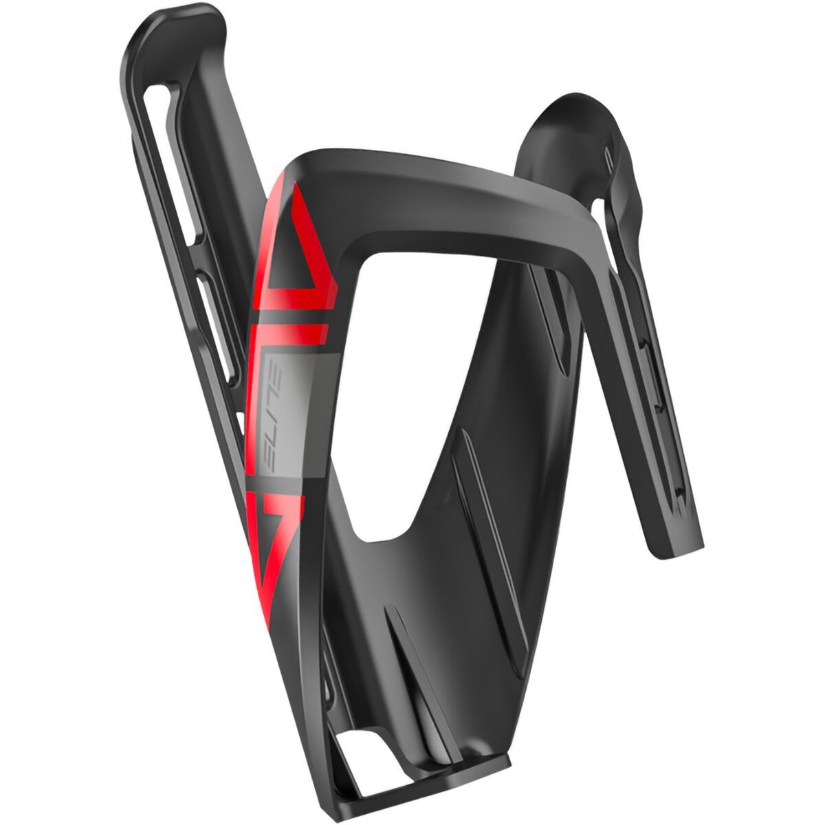 Image of Elite ALA Water Bottle Cage Black/Red, One Size
