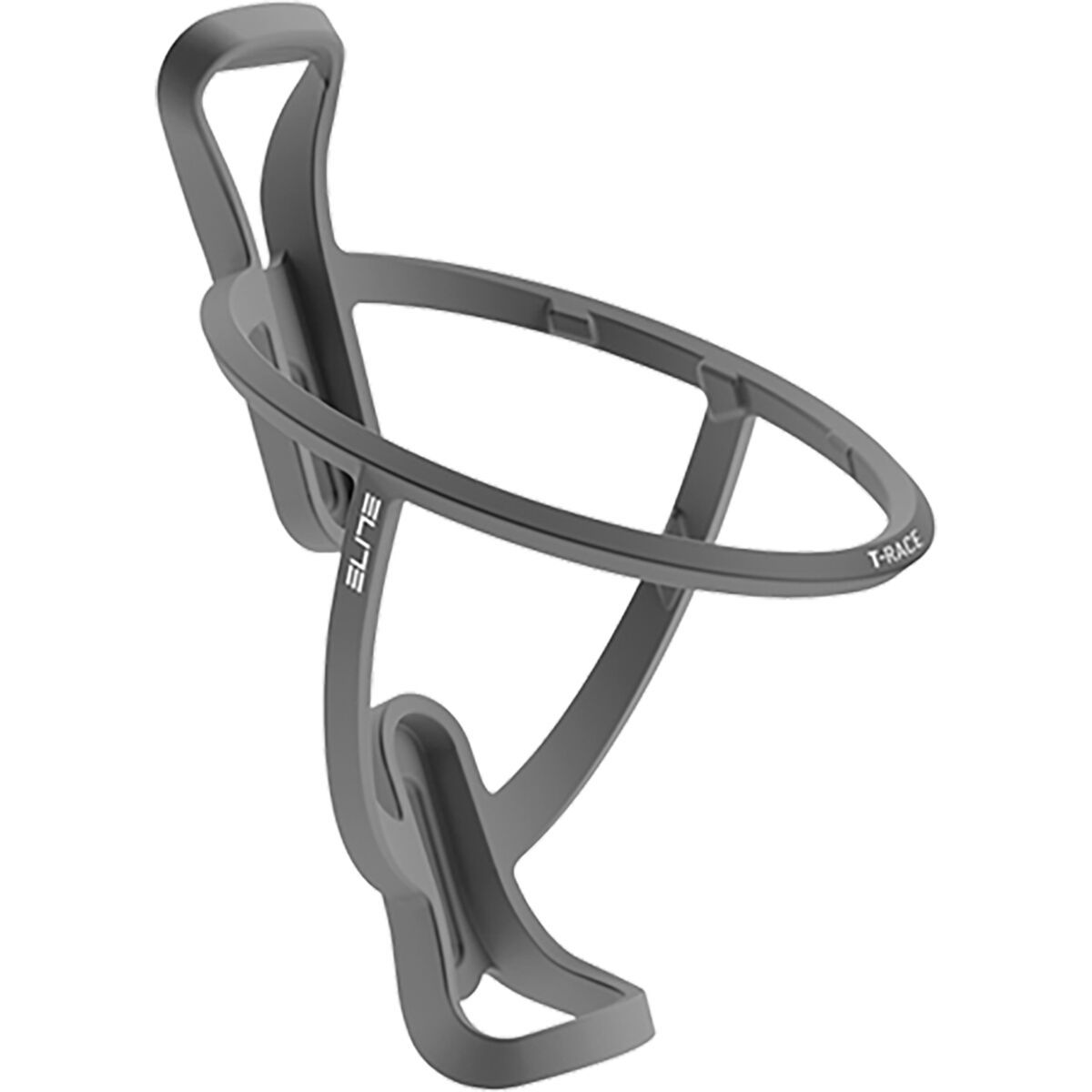 Image of Elite T-Race Water Bottle Cage Grey Soft Touch, One Size