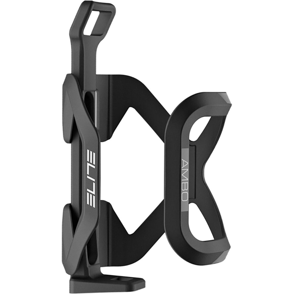 Image of Elite Ambo Side-Entry Bottle Cage Black, Reversible