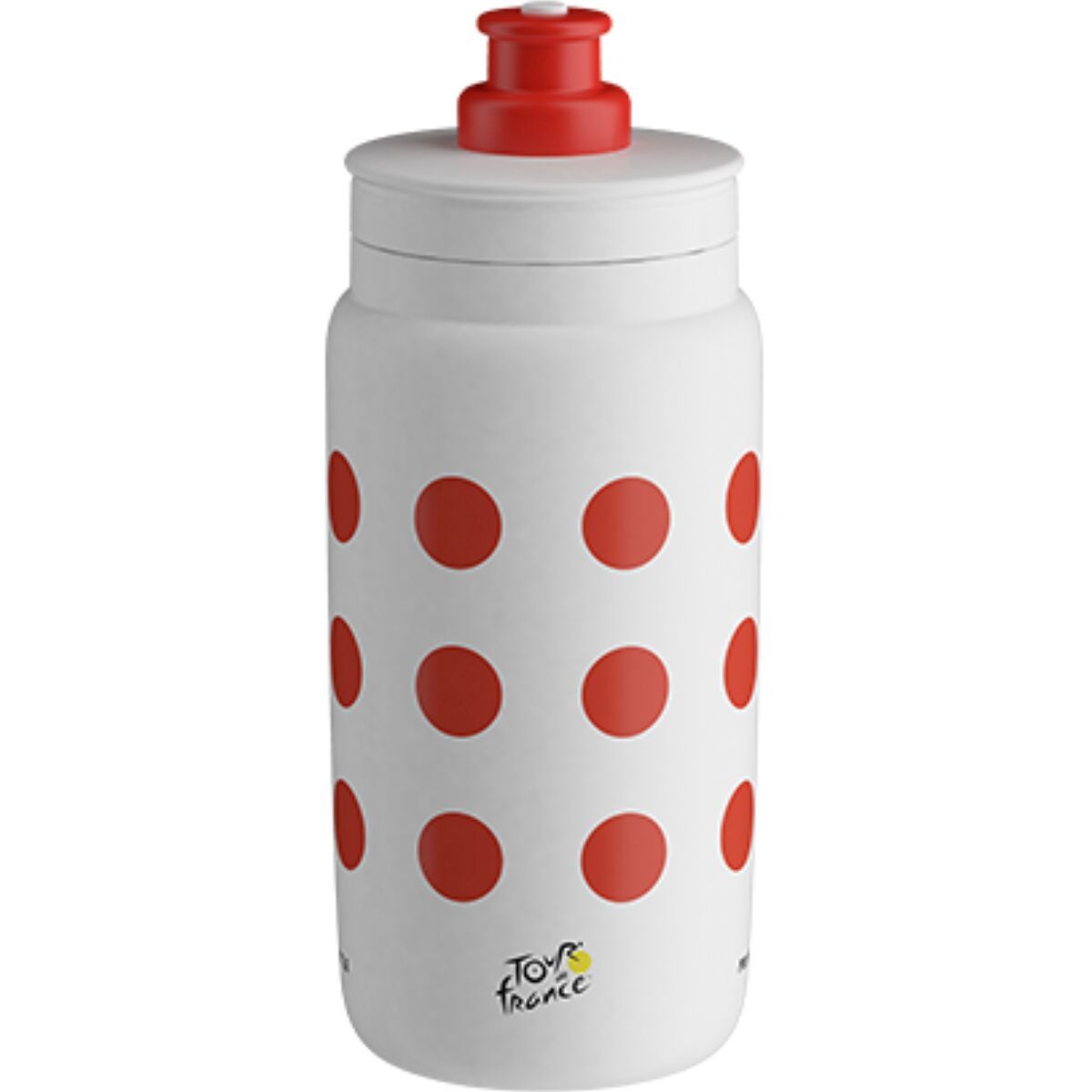 Image of Elite Fly Tour de France Bottle Red Polka Dot, 550ml