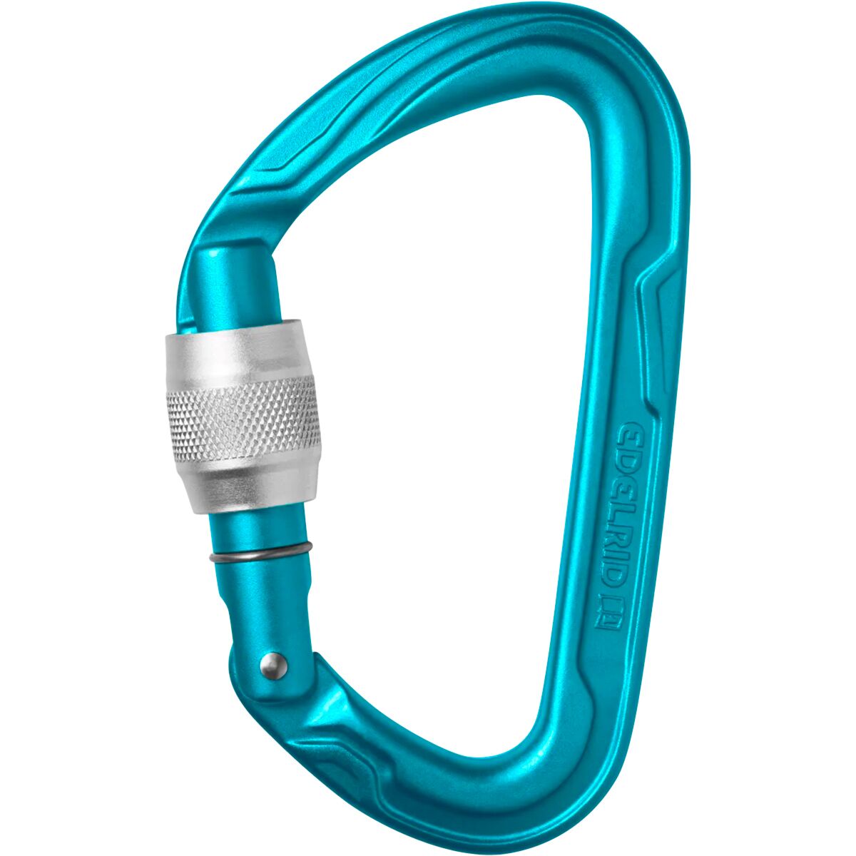 Image of Edelrid Pure Screw Locking Carabiner Icemint, One Size