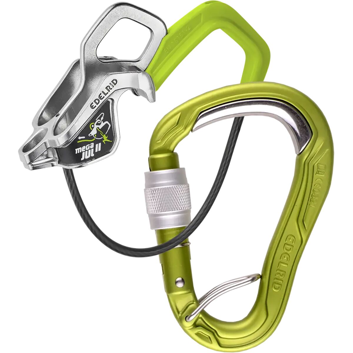Image of Edelrid MegaJul Belay Kit & HMS Bulletproof Screw II Oasis, One Size