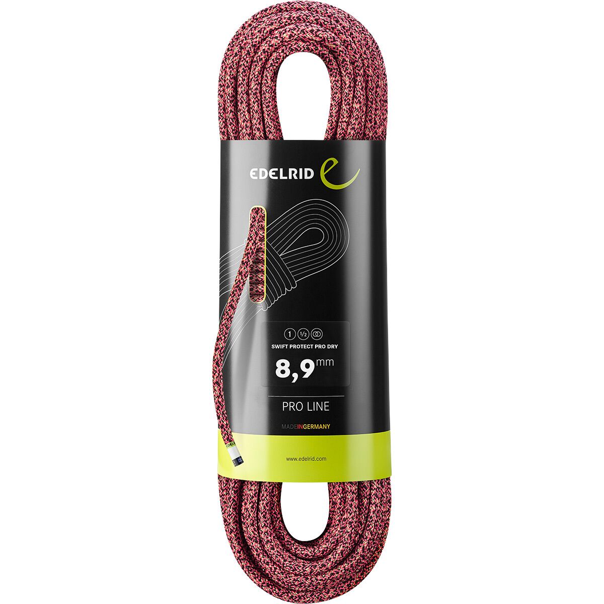 Image of Edelrid Swift Protect Pro 8.9mm Dry Rope Night/Fire, 70m