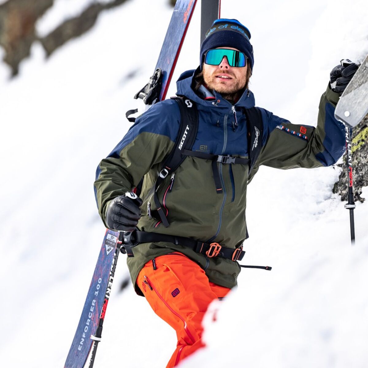 スキー State of elevenate M's Bec de rosses M Elevenate Bec de Rosses Jacket - Men's - Clothing