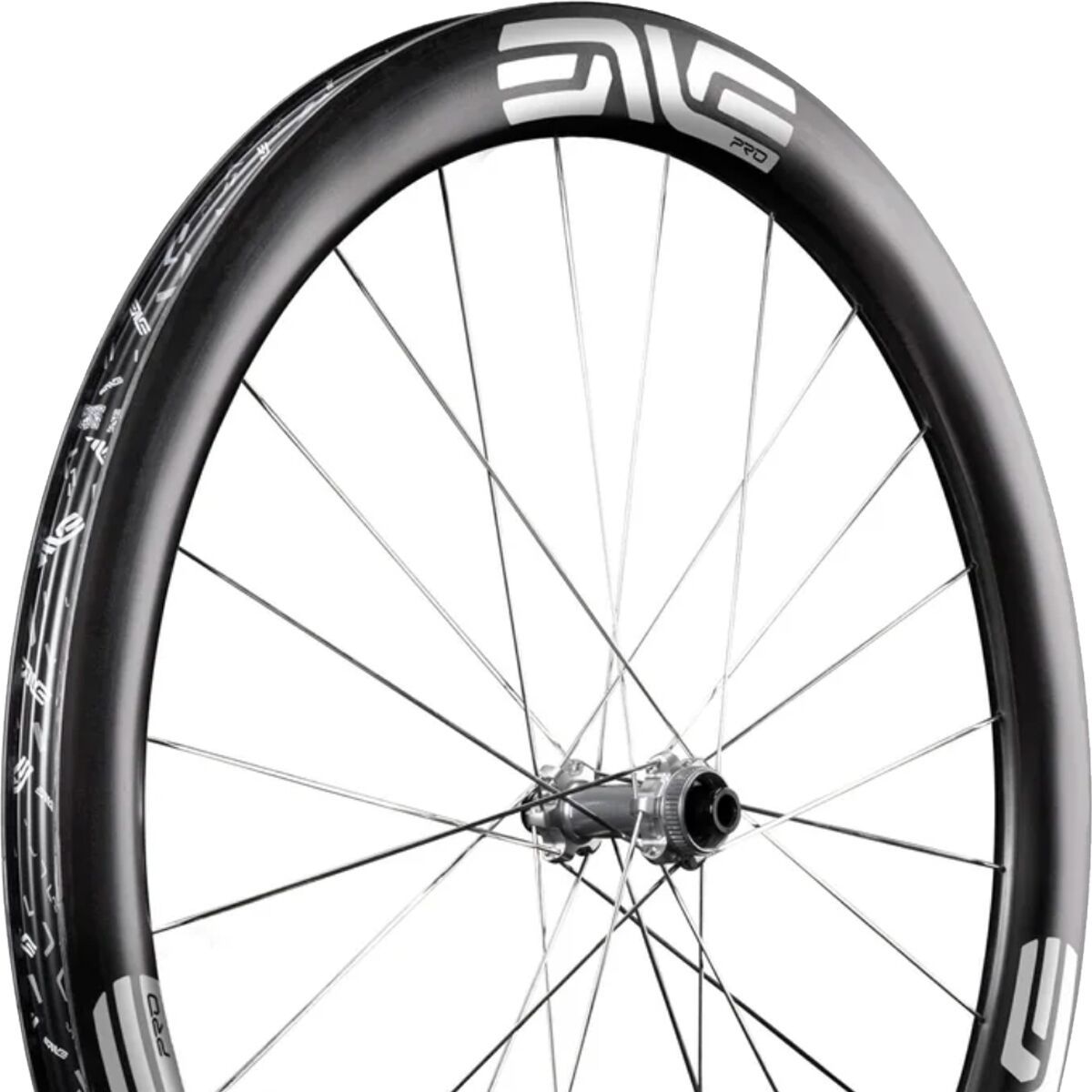 Image of ENVE SES 4.5 PRO Disc Wheel Front, Black/Silver, One Size