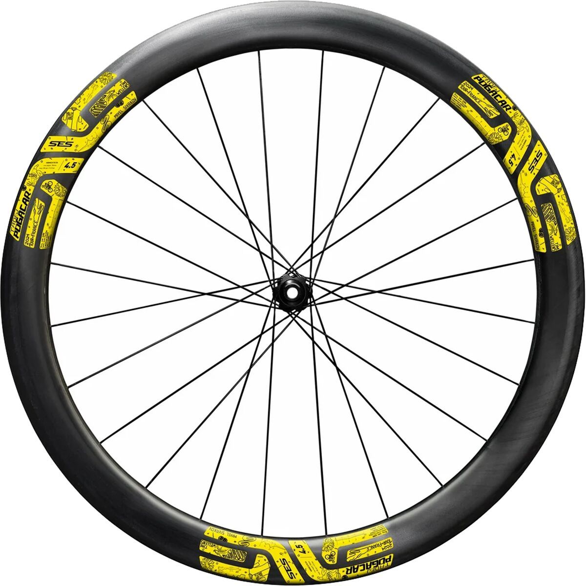 Image of ENVE SES 4.5 TDF Disc Wheel - Limited Edition Black, Rear, 12x142, XDR