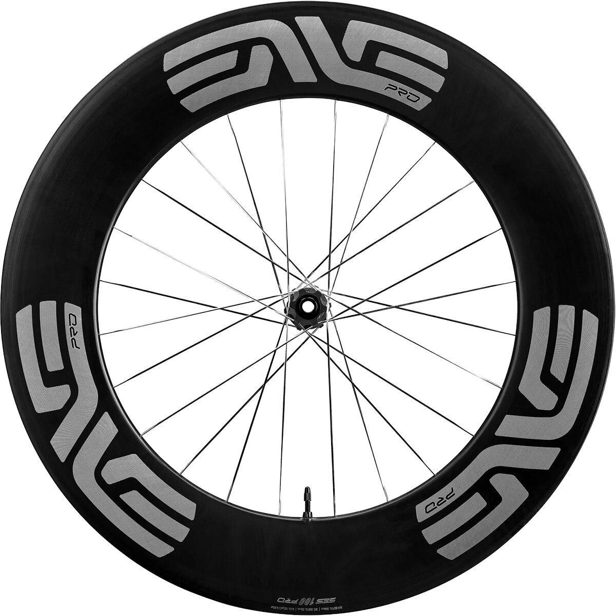 Image of ENVE SES 100 PRO Wheel Front, Black/Silver, One Size