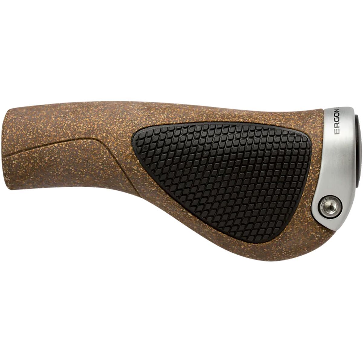 Image of Ergon GP1 BioKork Grips Black/Tan, S