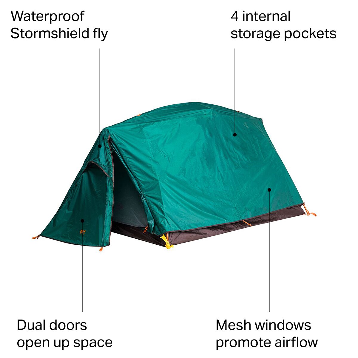 Timberline SQ 2XT Tent: 2-Person 3-Season