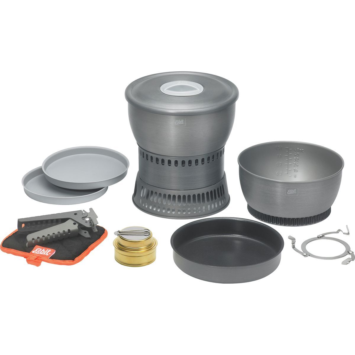 Esbit Outdoor En Camping Pot, 1000 Ml, Tweede Pot Incl, 475 Ml Hoogwaardig Roestvrij Staal Hard Geanodiseerd Aluminium Pt1000ha Esbit Outdoor En Camping Pot, 1000 Ml, Tweede Pot Incl, 475 Ml Hoogwaardig Roestvrij Staal Hard Geanodiseerd Aluminium Pt1000ha