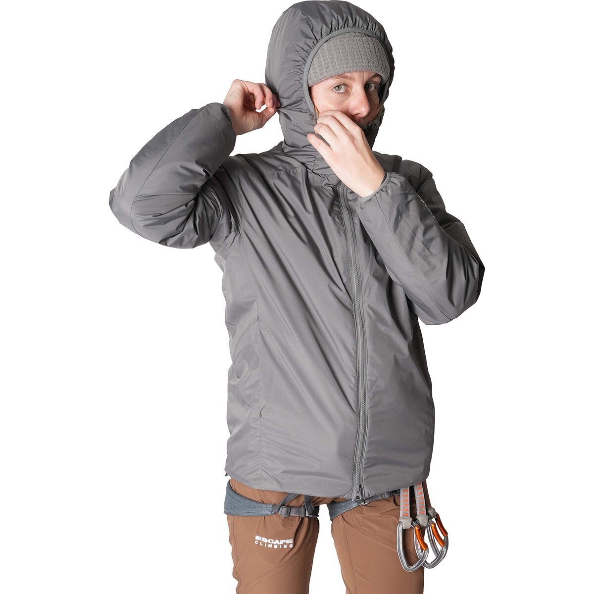 Image of Escape Climbing IronRange 140 Belay Parka - Women's Basalt Gray, XL