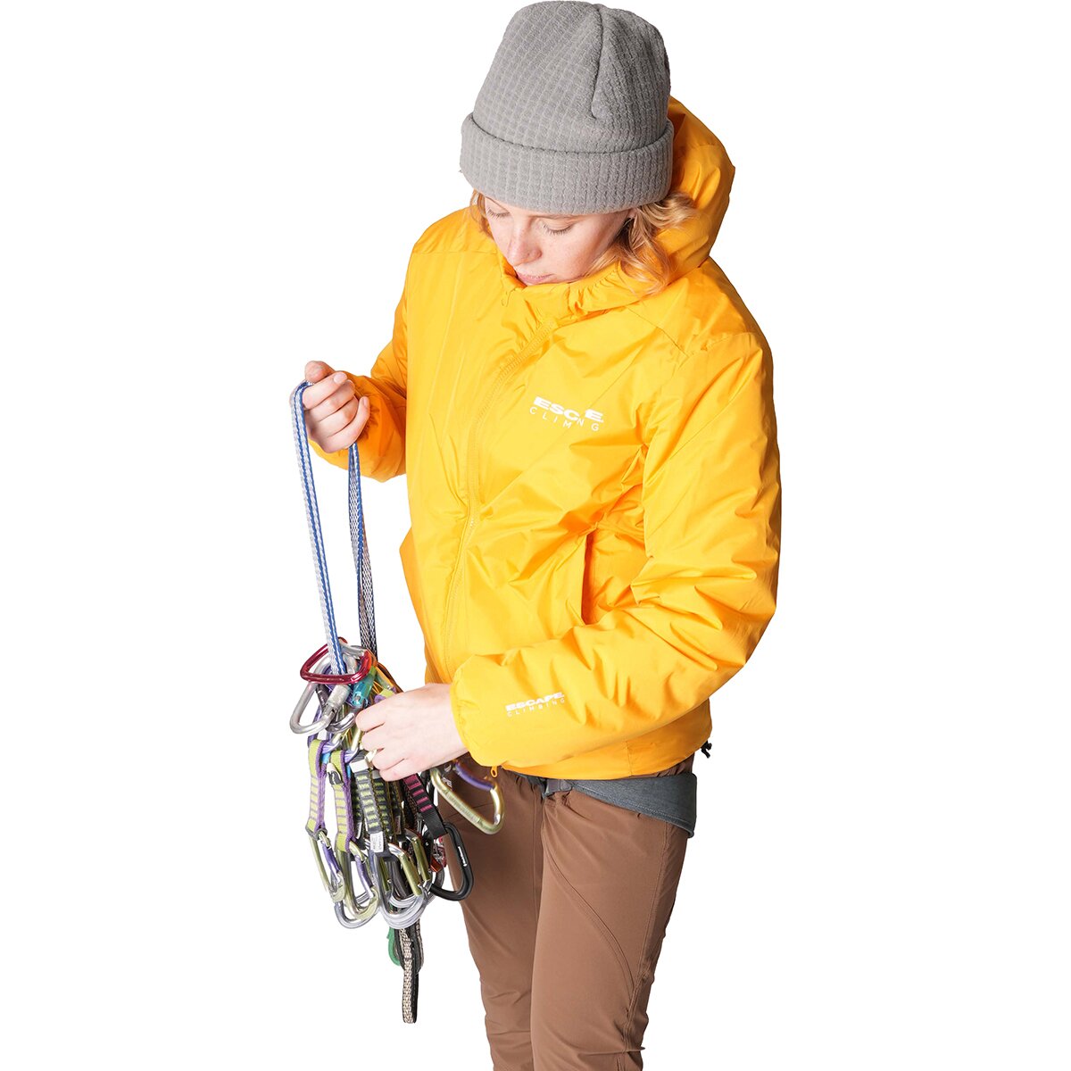 Image of Escape Climbing IronRange 140 Belay Parka - Women's Tangerine, L